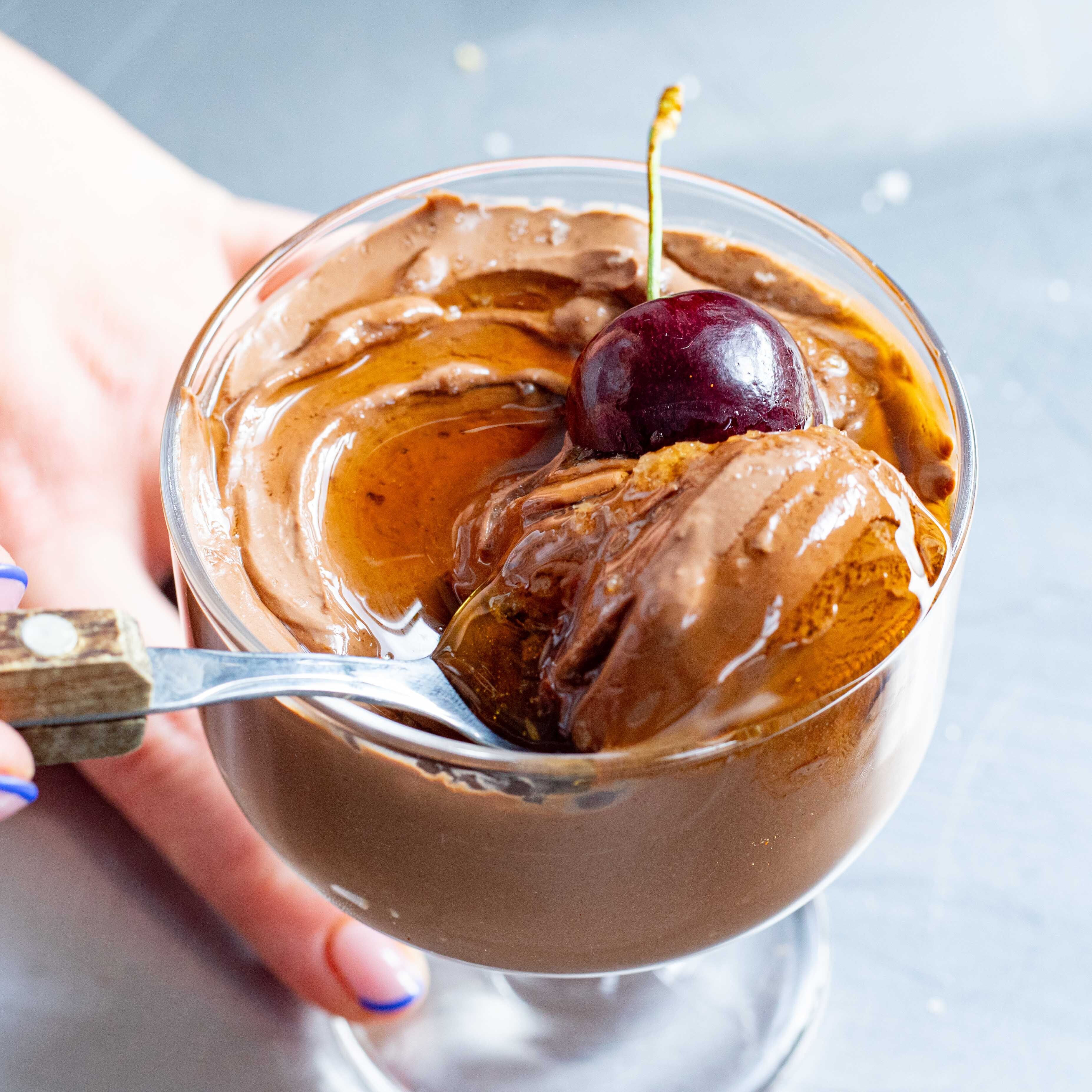 High Protein Chocolate & Peanut Mousse