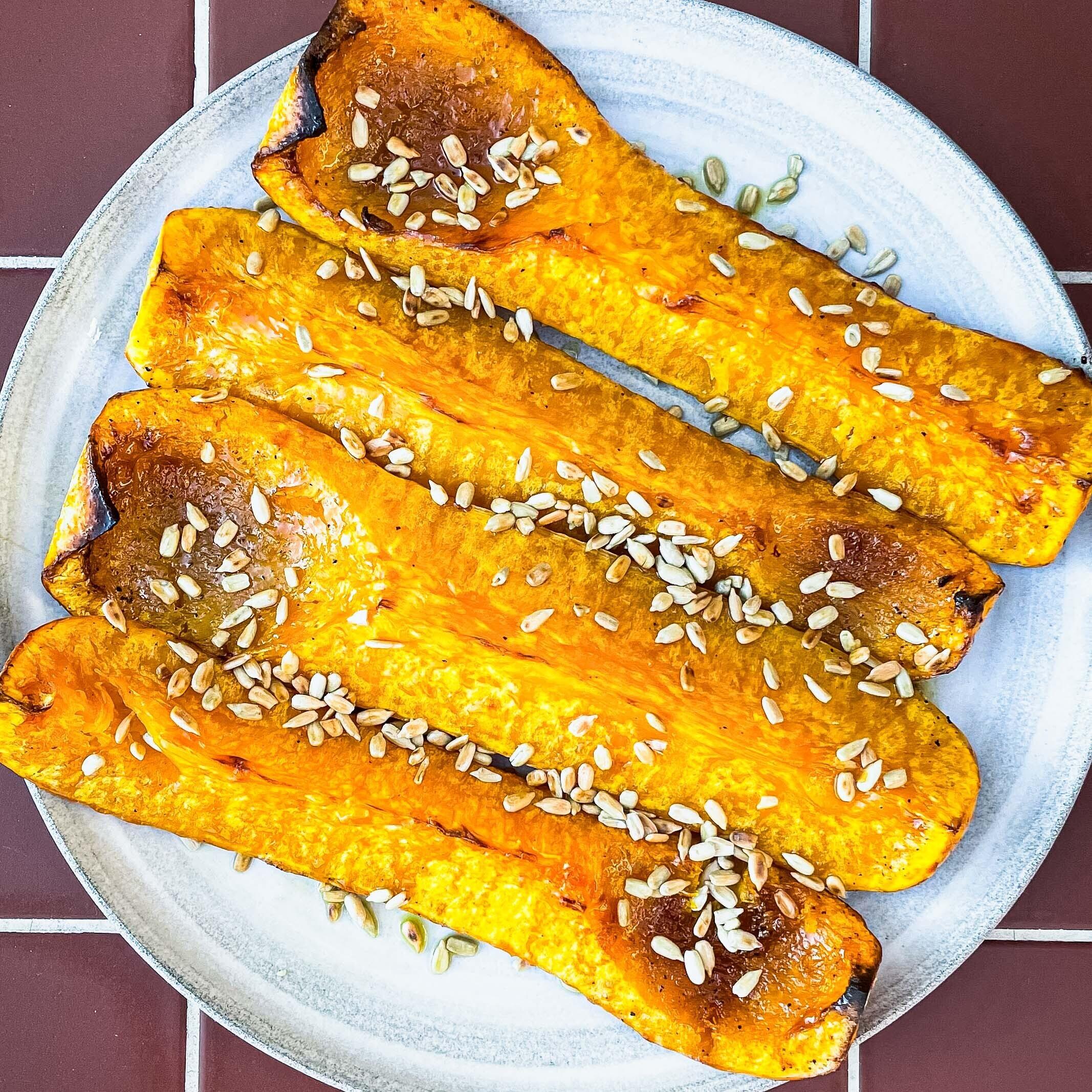 Laurent Slow Roasted Squash with Maple Bourbon Glaze