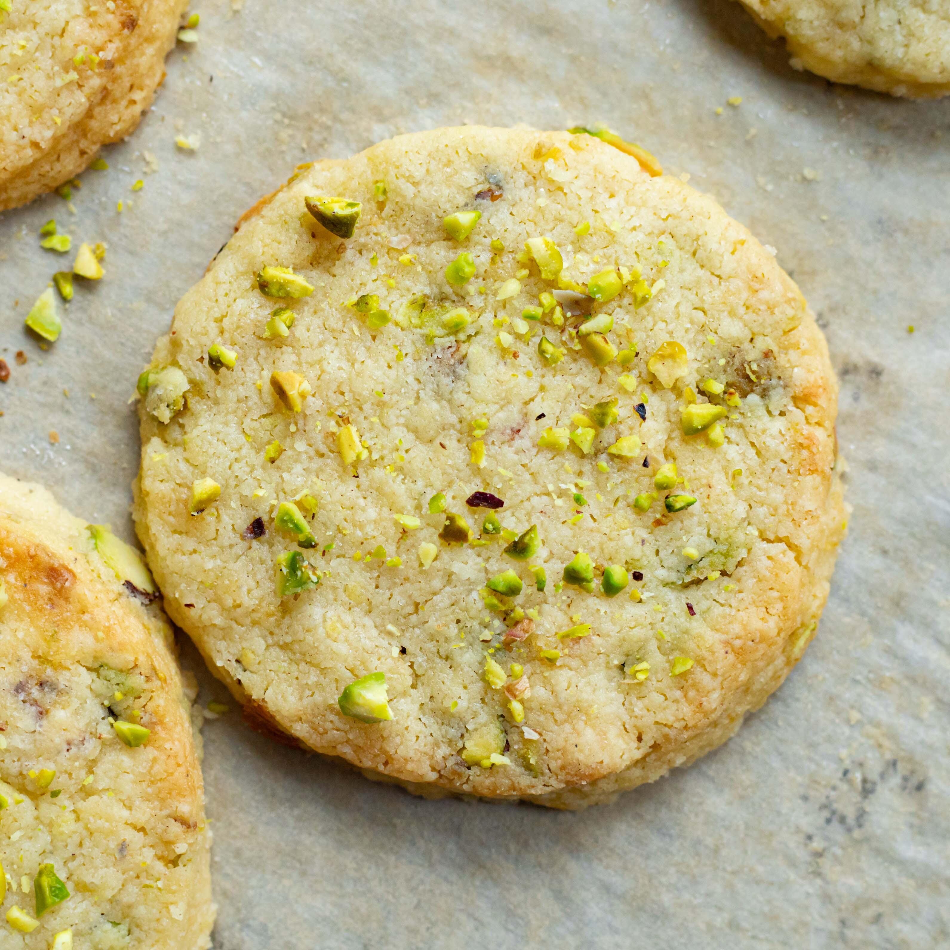 Lemon Pistachio Shortbread