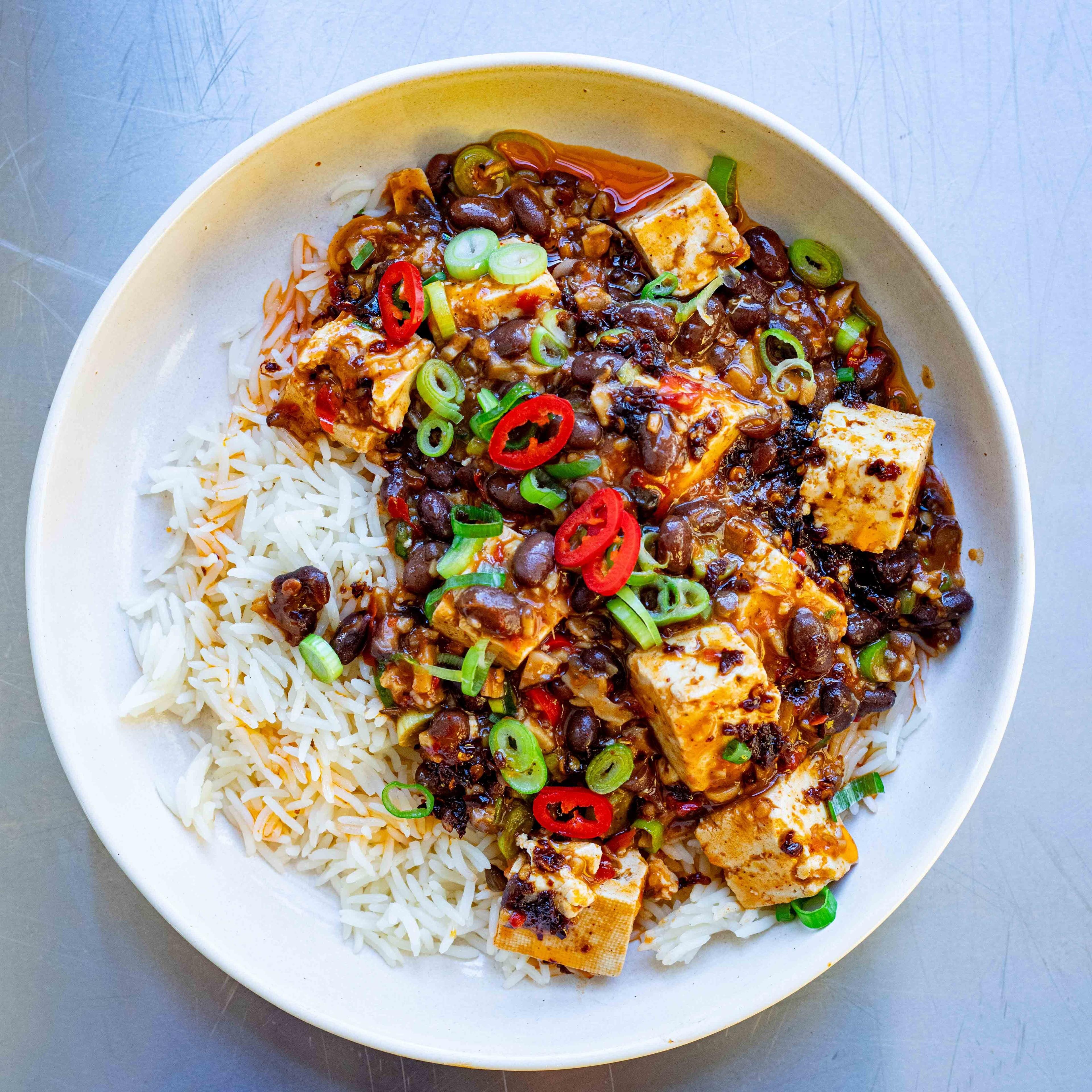 Mushroom Mapo ish Tofu