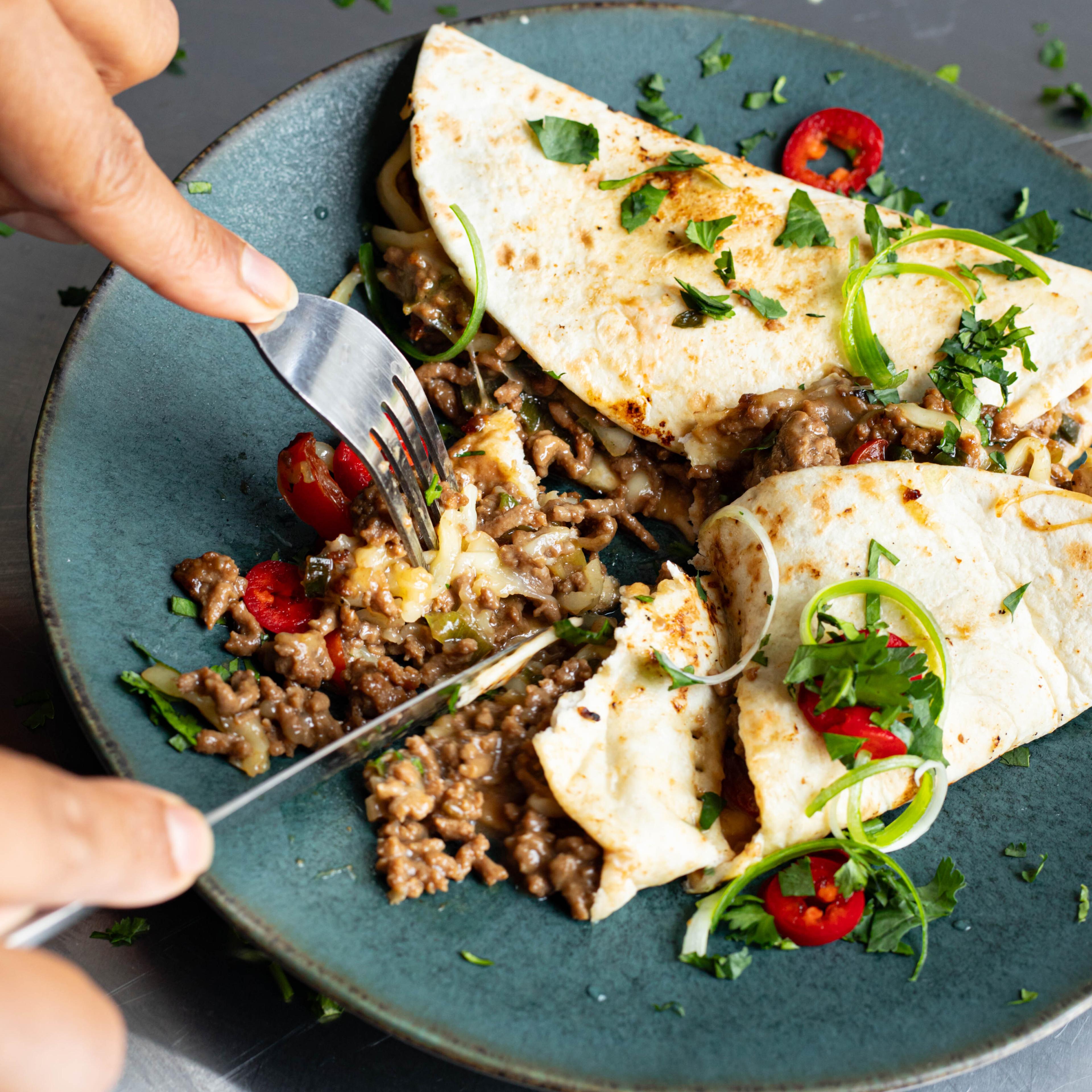 Teriyaki Beef Tacos