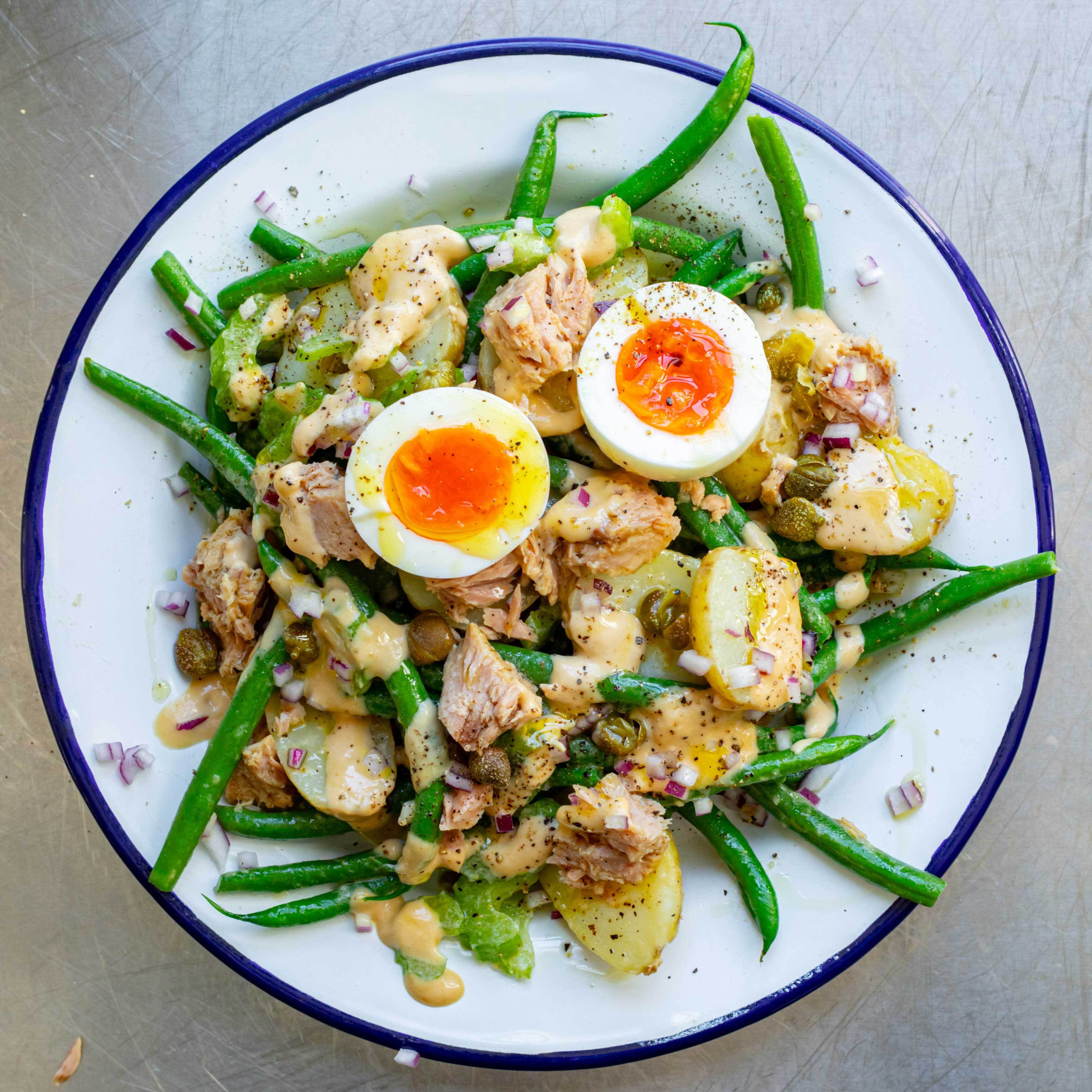 Tuna Green Bean Tonnato Salad