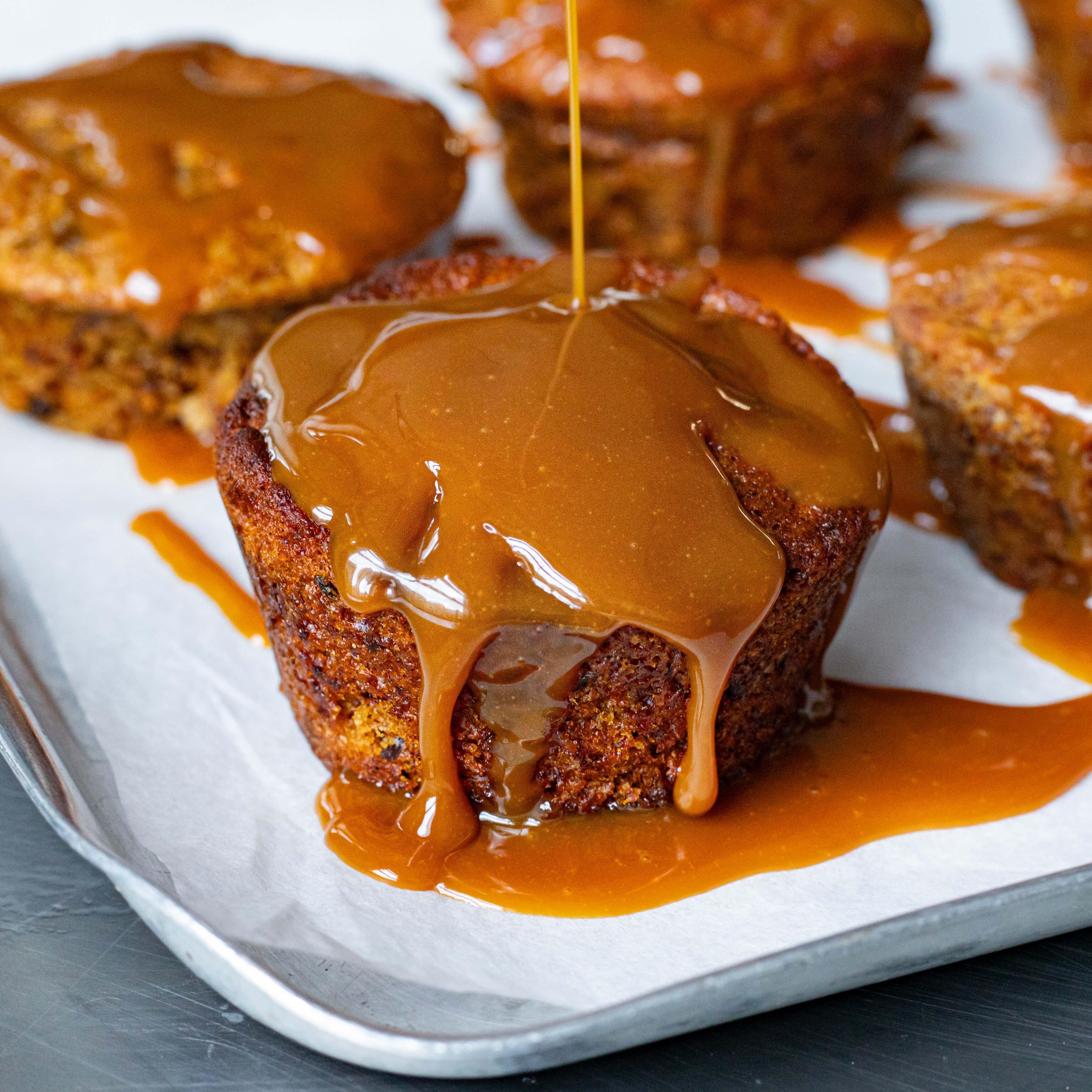 Vegan Sticky Toffee Puddings