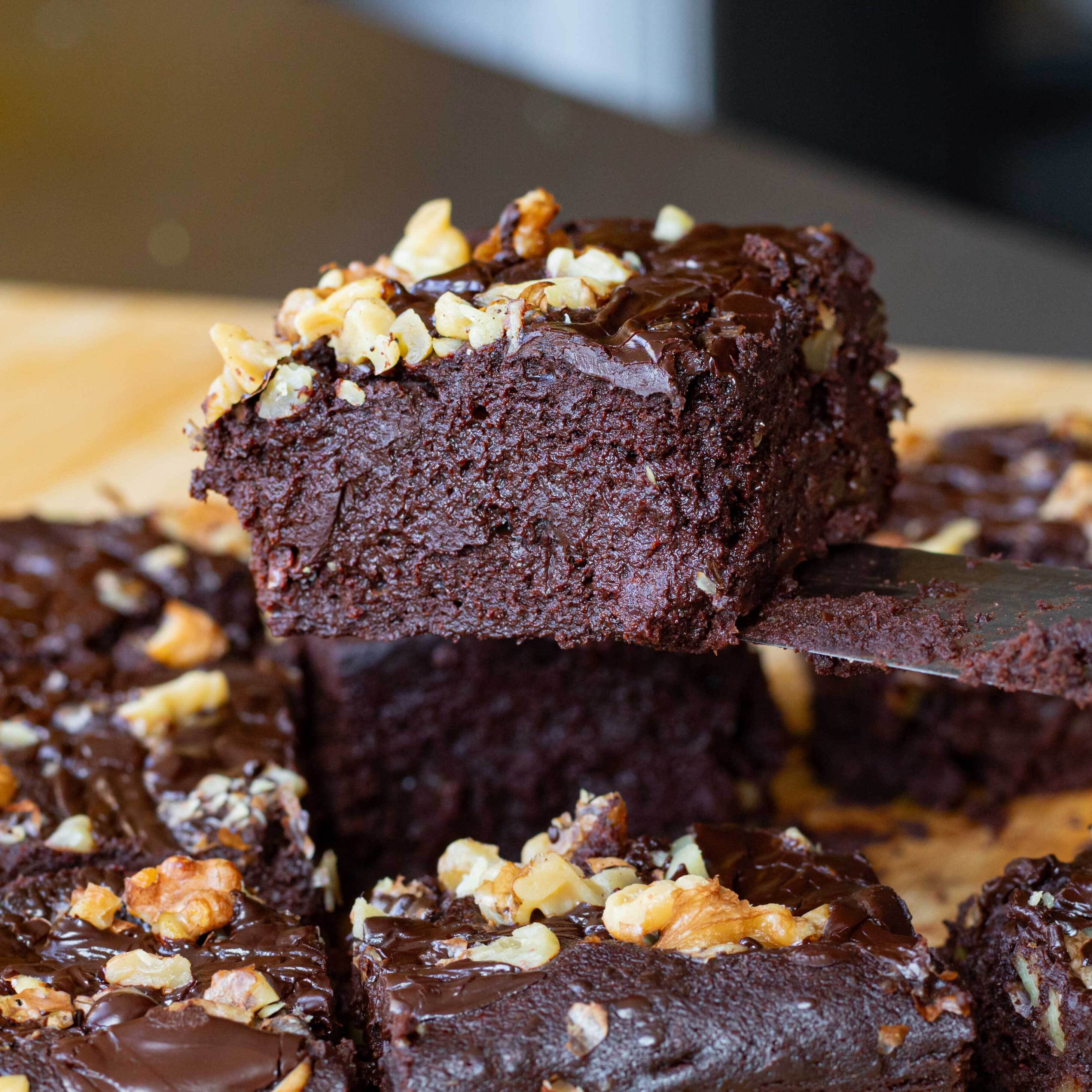 Walnut Beetroot Brownies Recipe