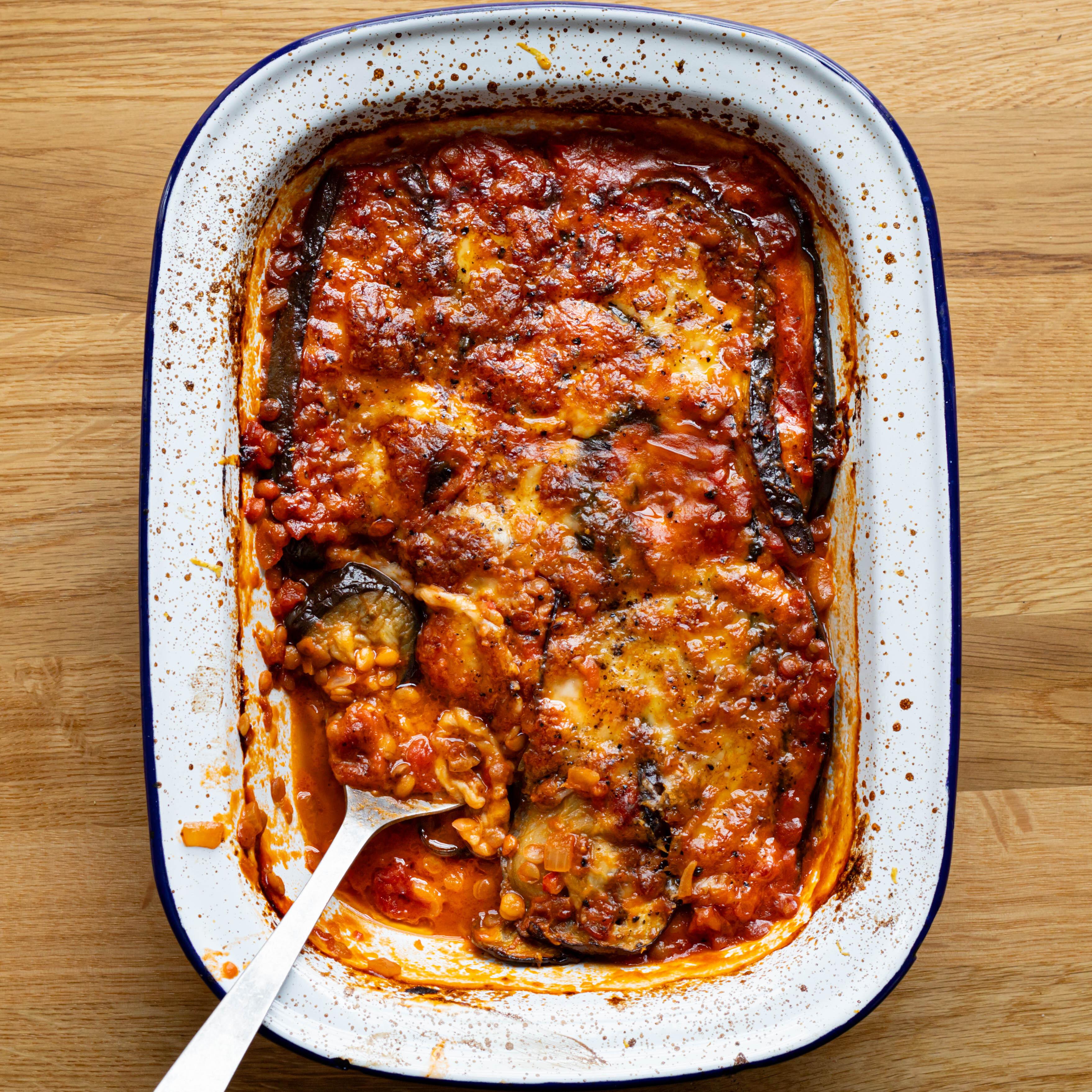 Aubergine Parmigiana