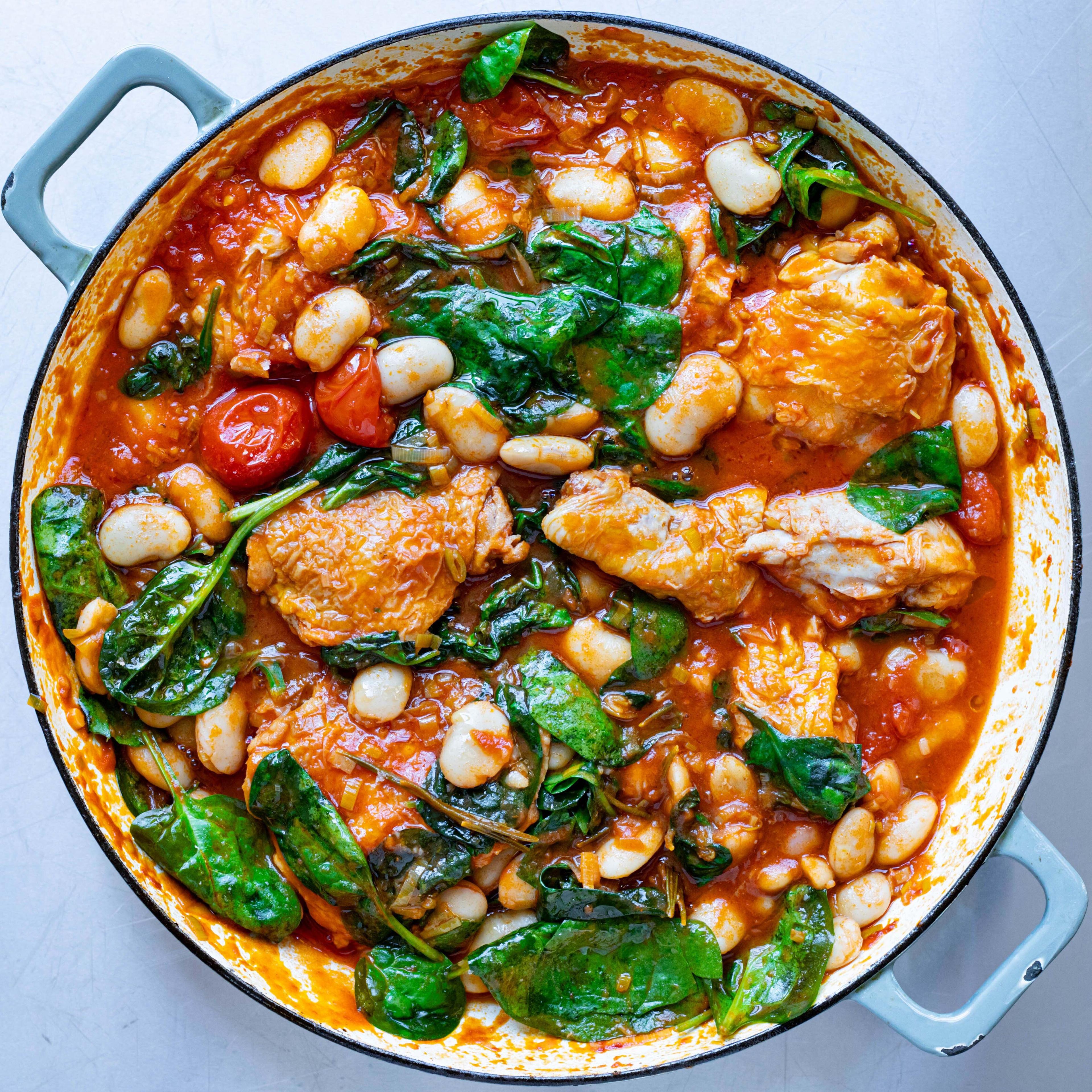 Chicken Chorizo Butter Beans