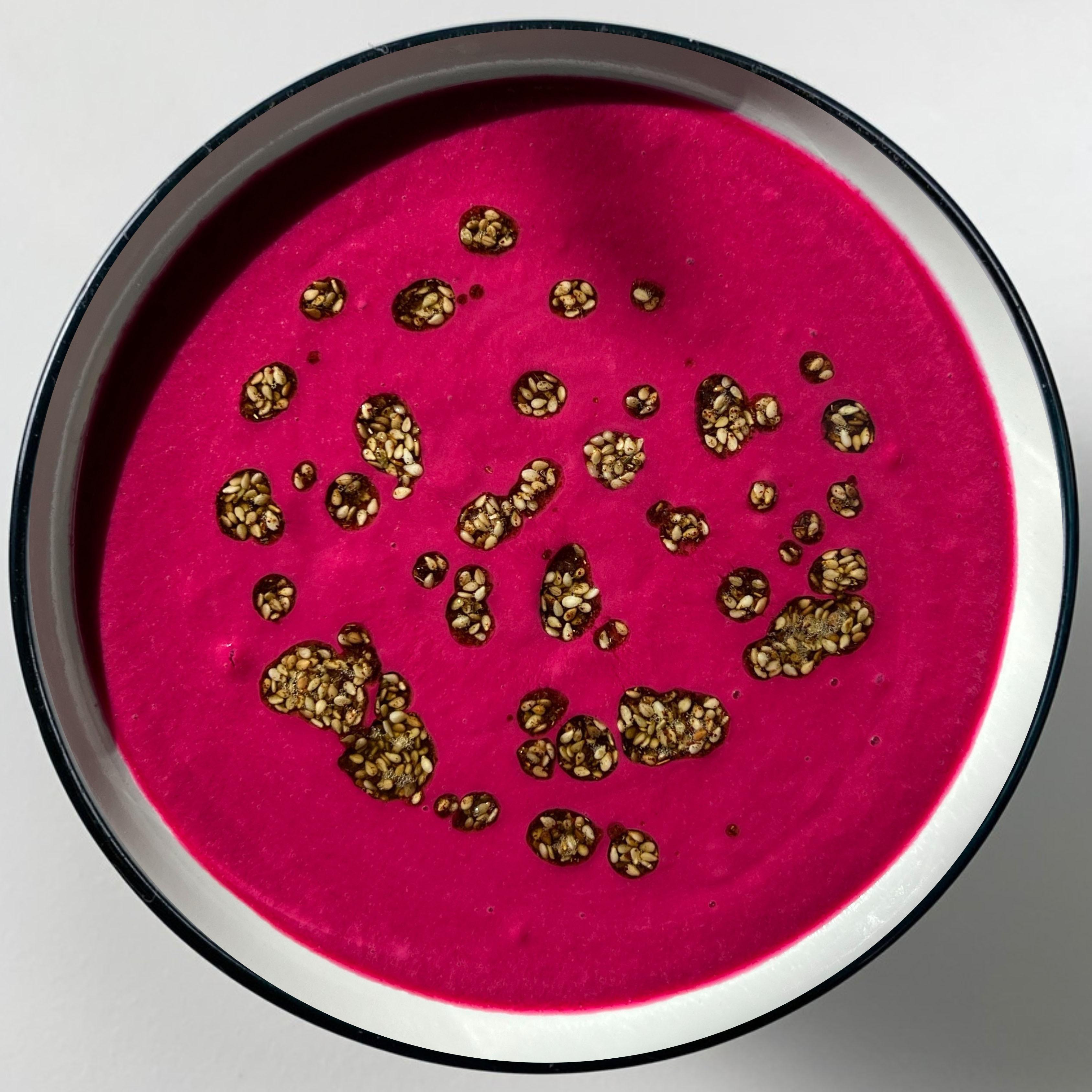 Coconut Ginger Beetroot Soup