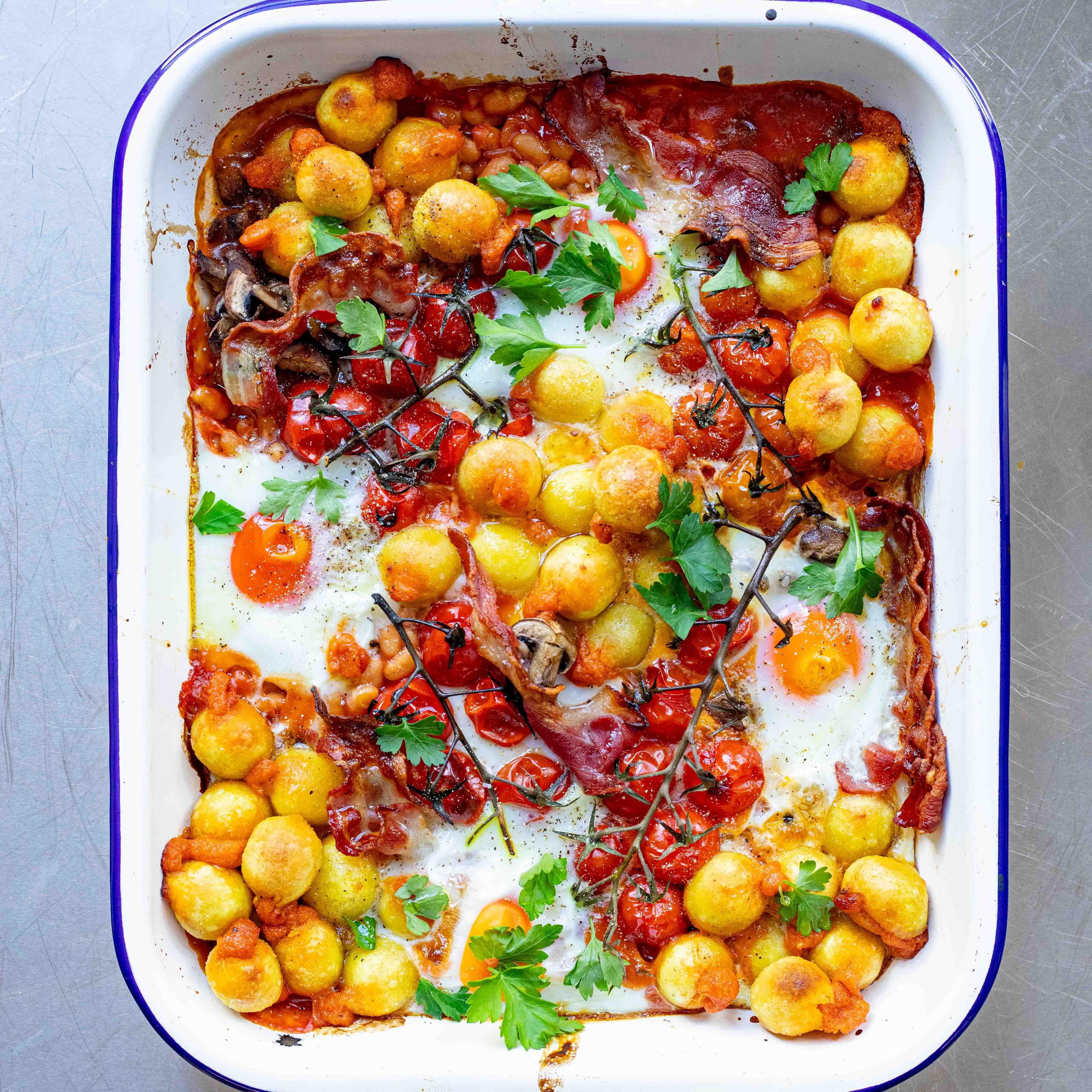 Full English Gnocchi Traybake