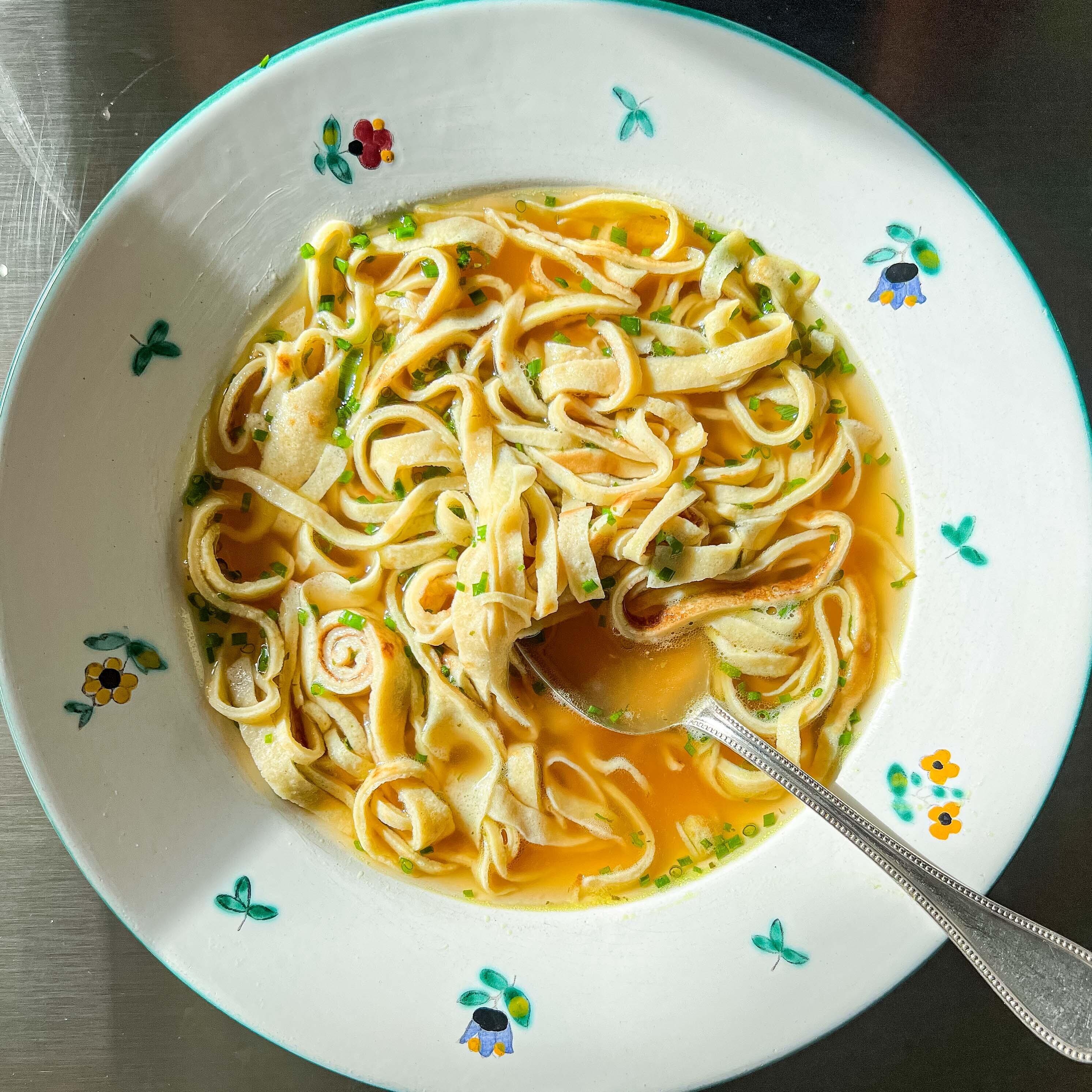 Herby Pancake Soup