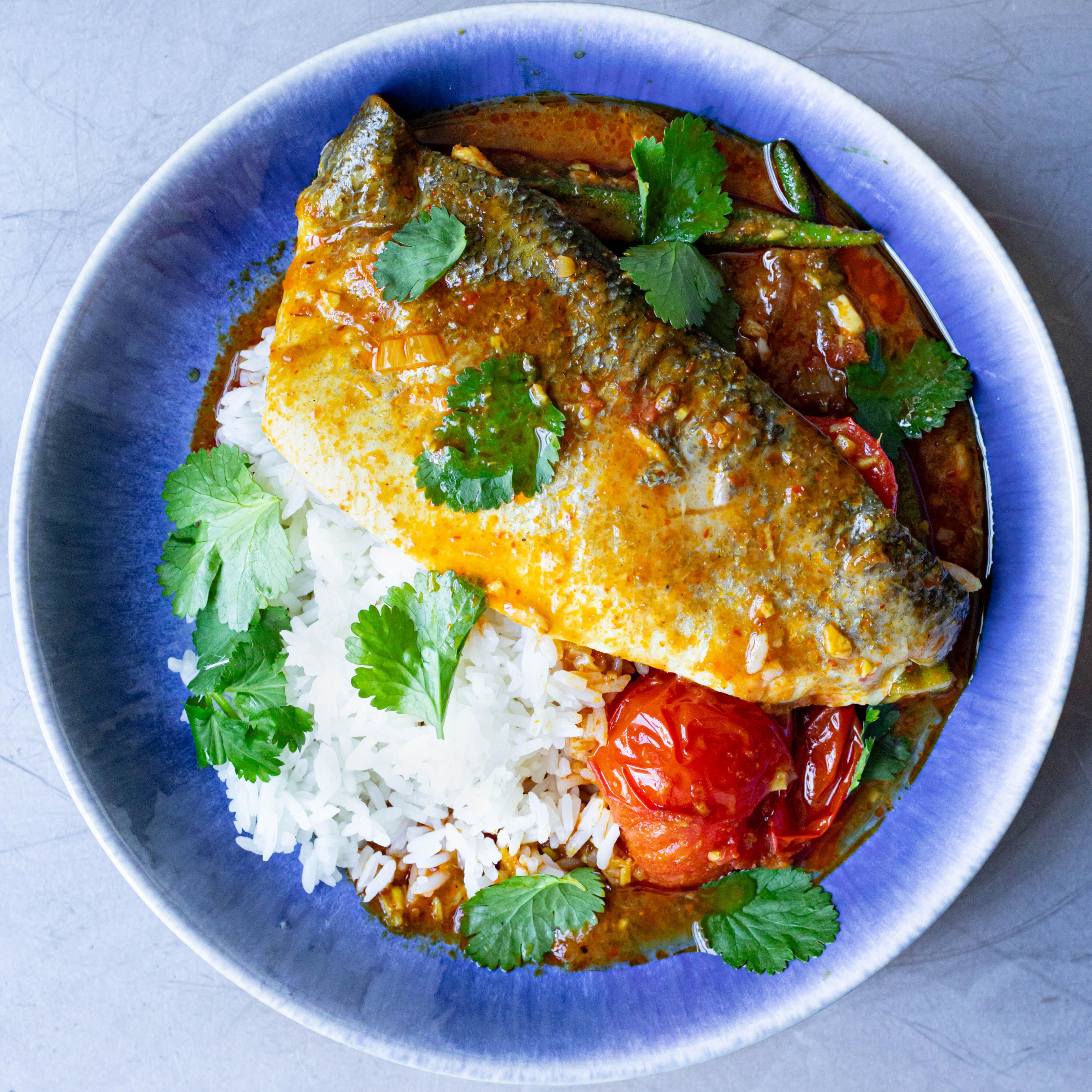 Spicy Sour Fish Curry