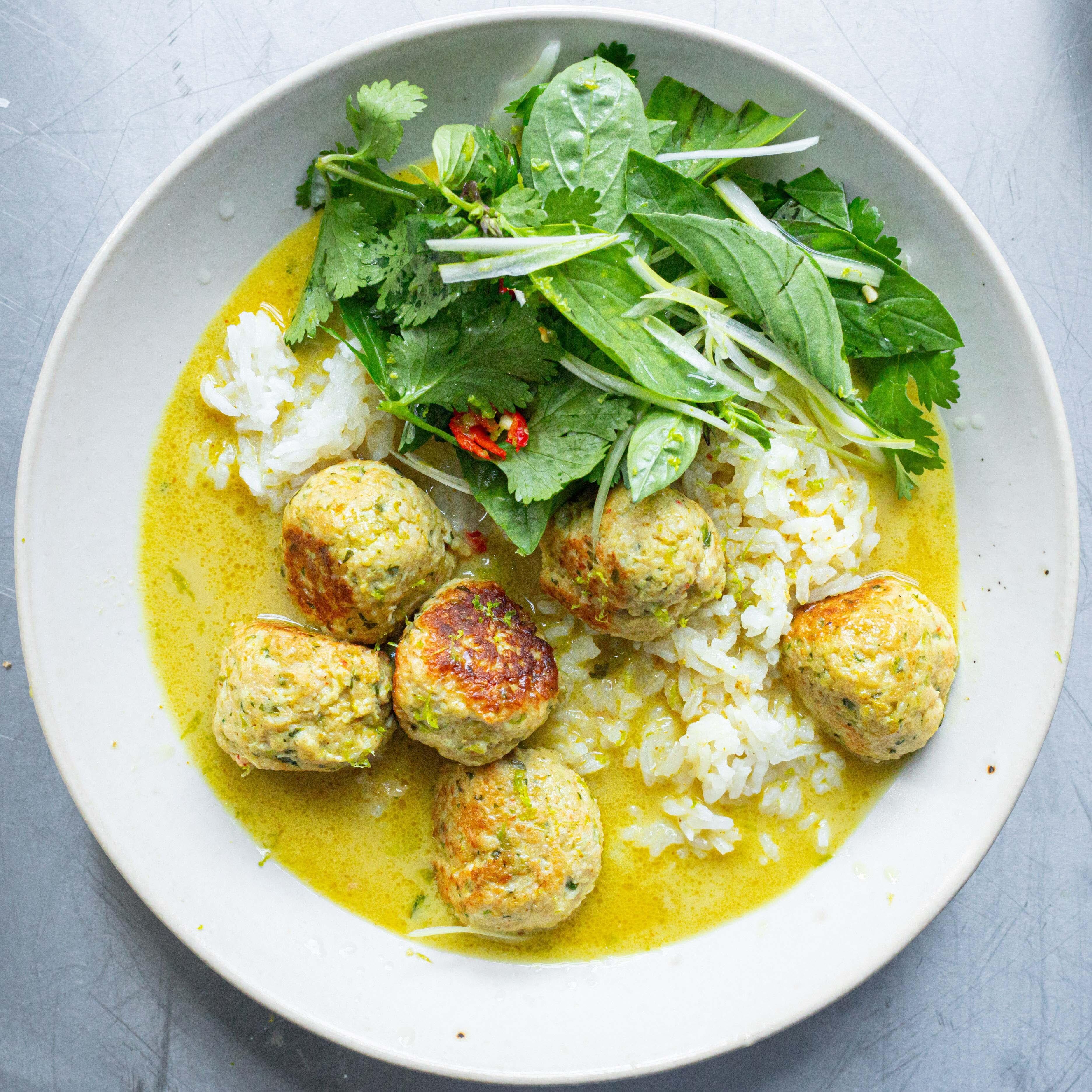 Thai Chicken meatballs