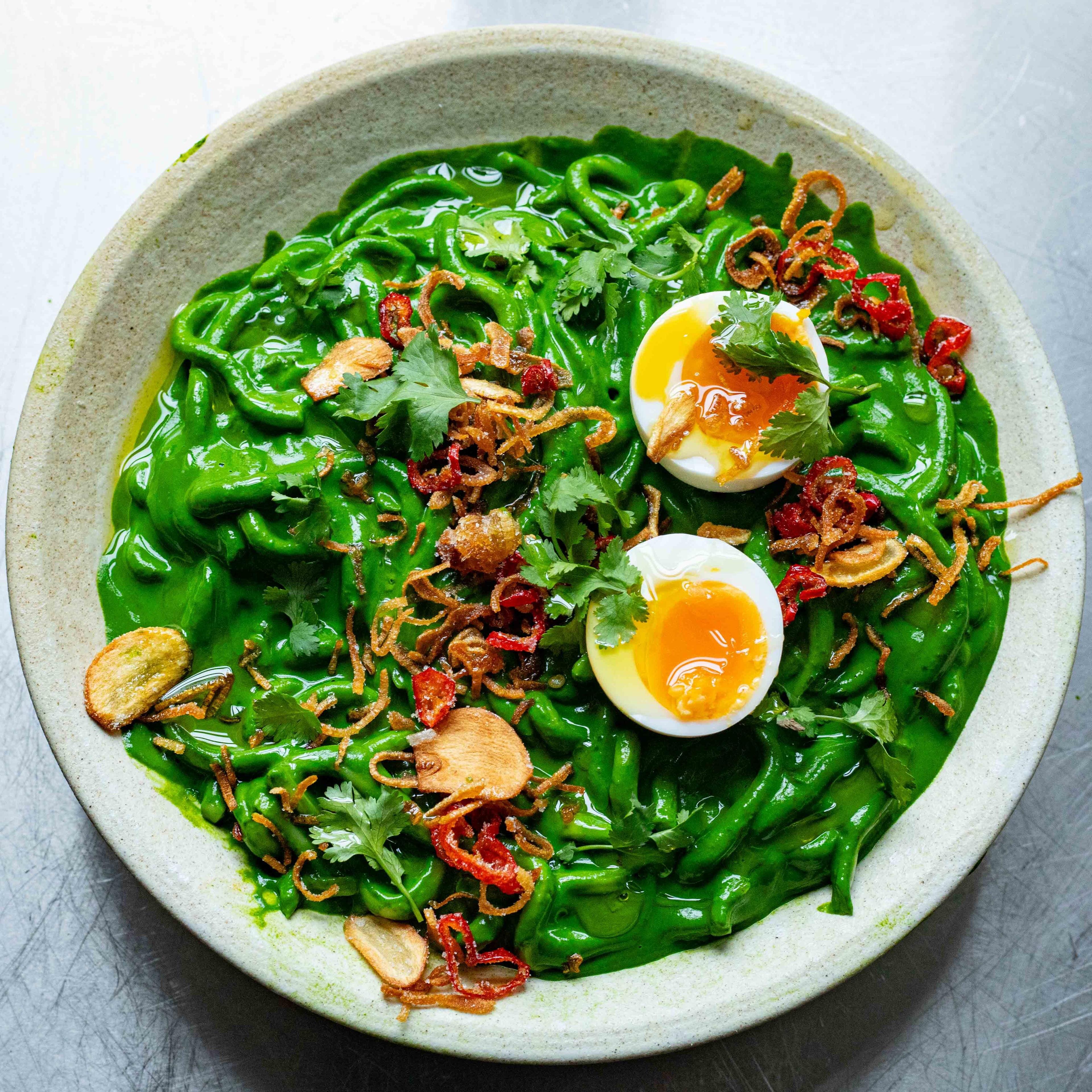 Green Tofu Udon