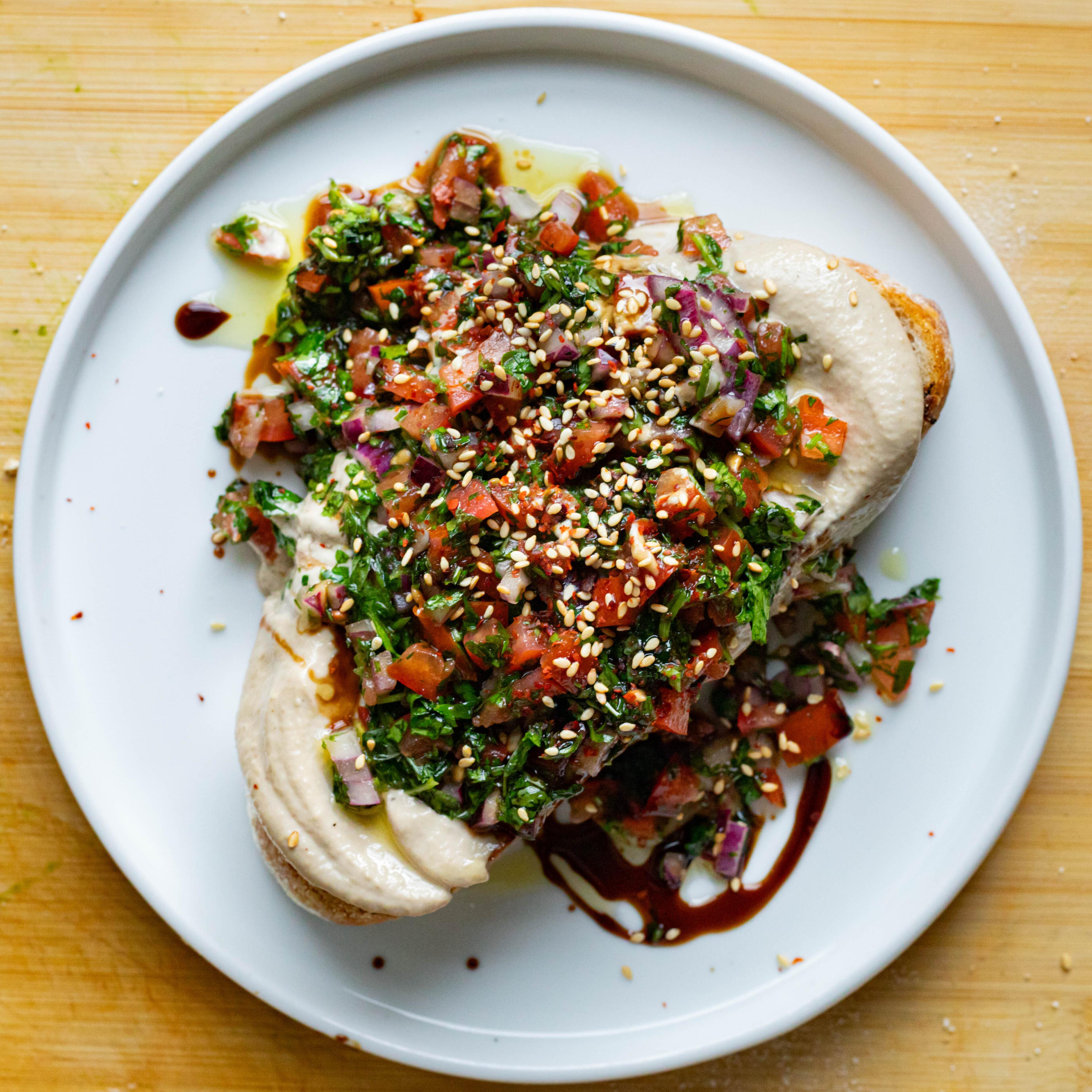 Tabbouleh on Toast