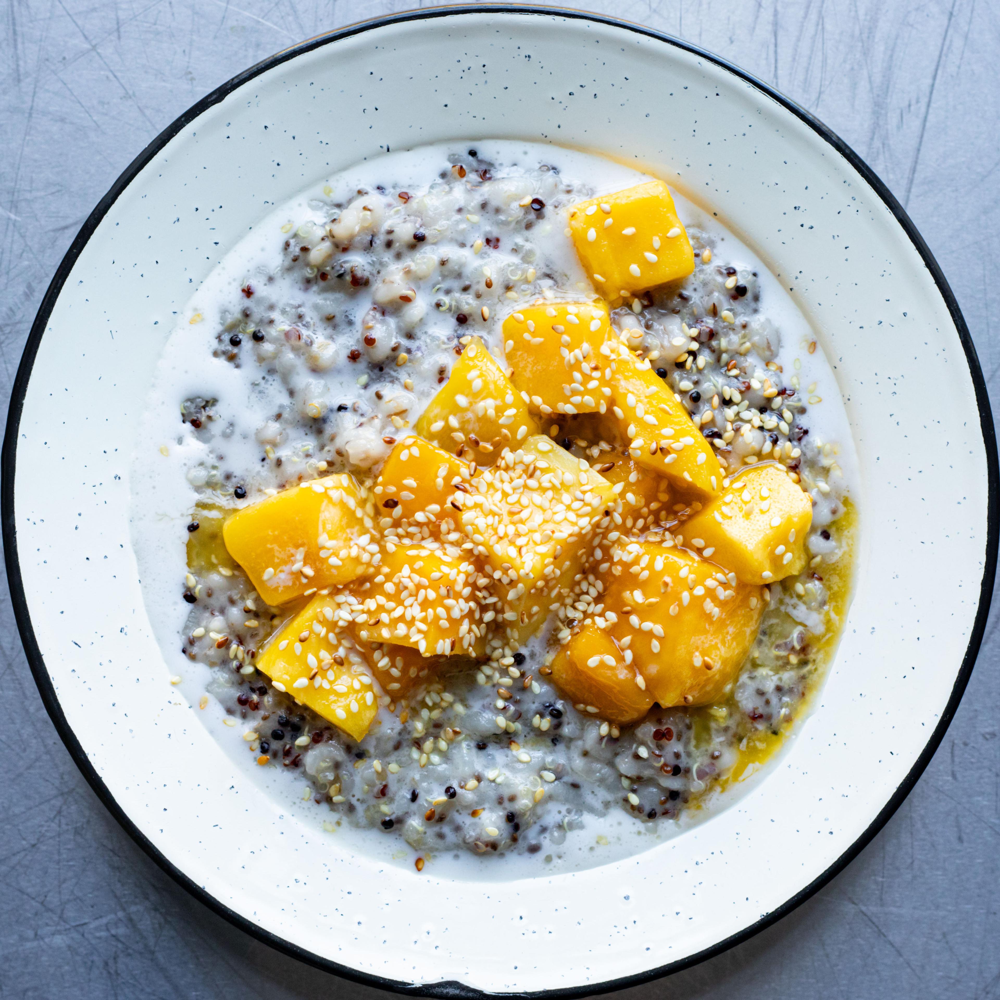 Fruity Grainy Coconut Porridge