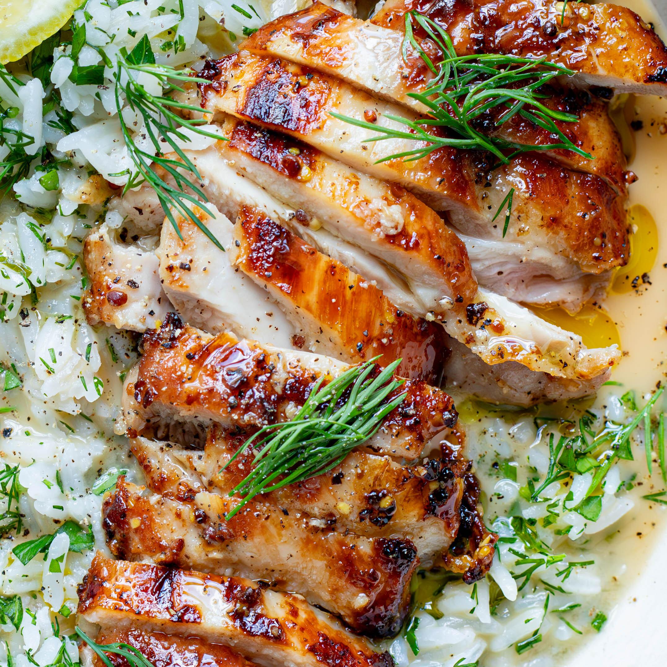 Garlicky Mustard Chicken