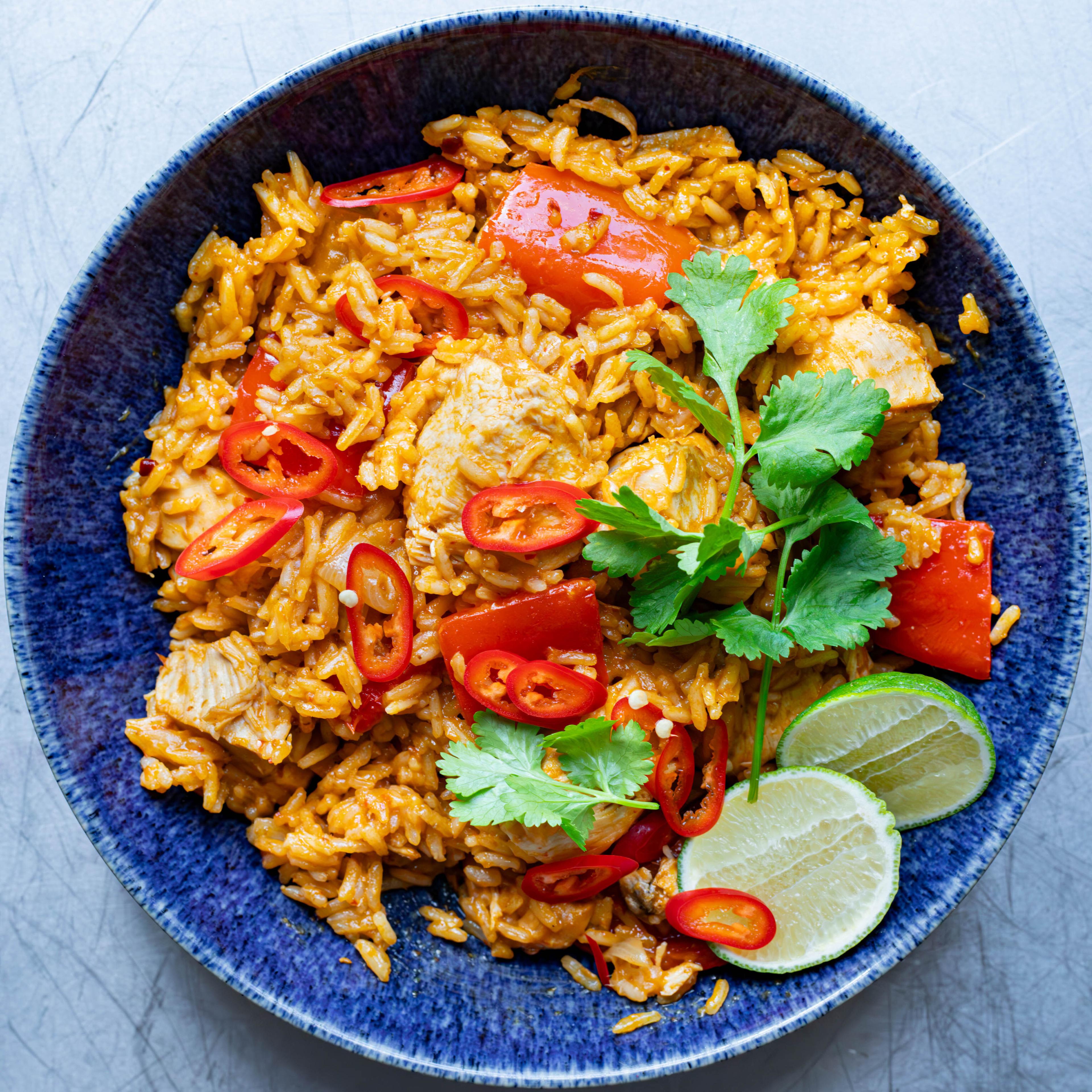 Thai Red Chicken One Pot Rice