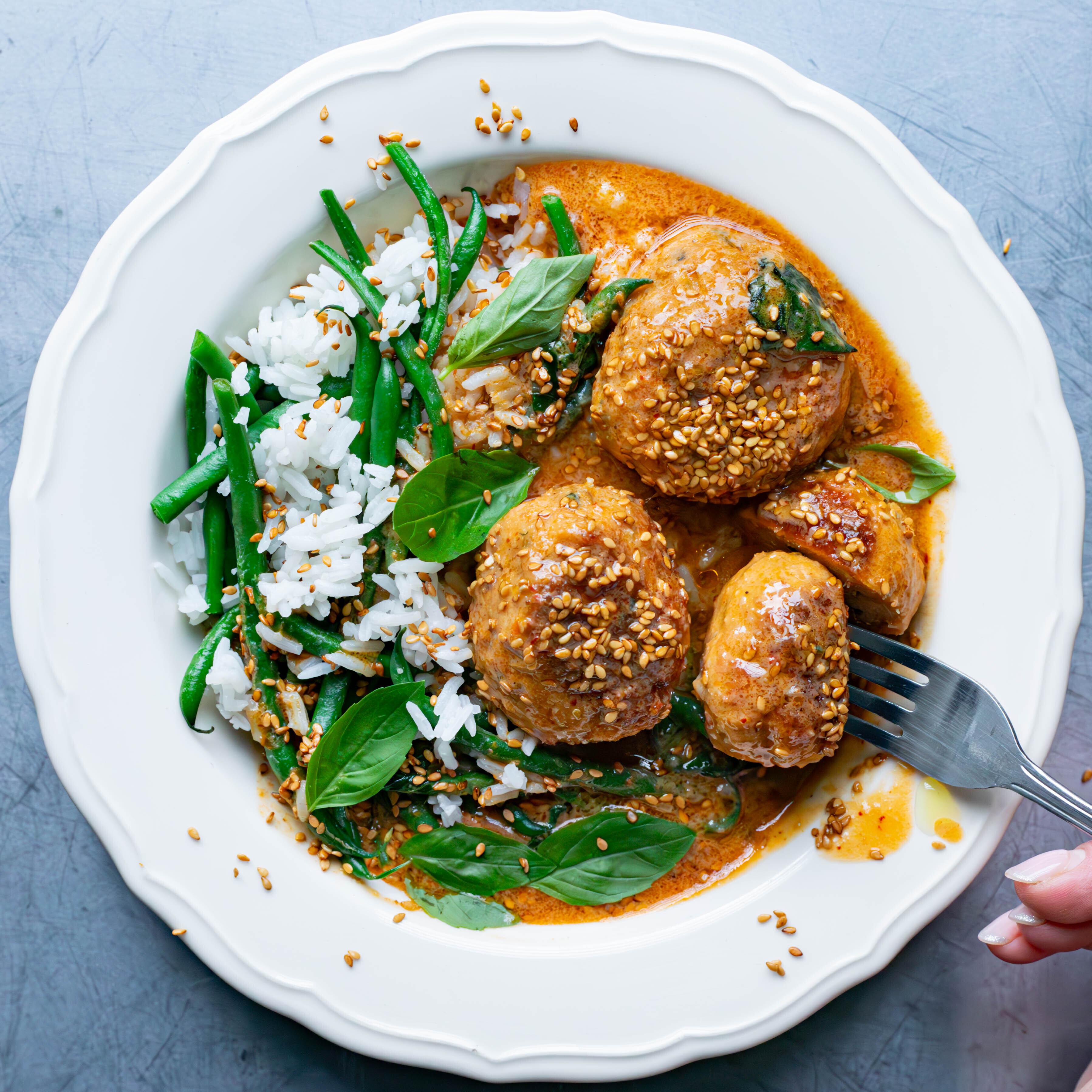 Thai Red Meatball Curry