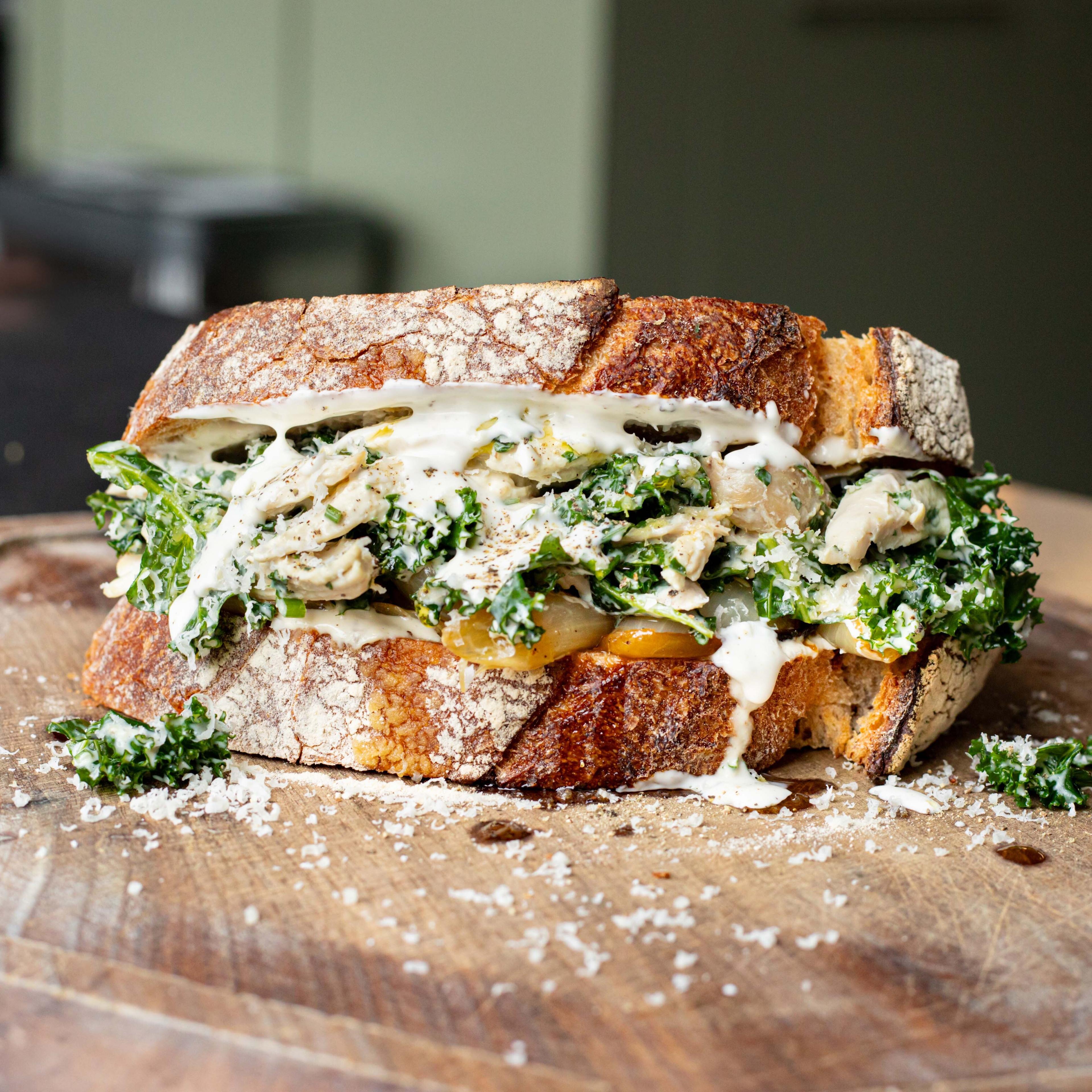 Roast Chicken Caesar Sandwich Filler