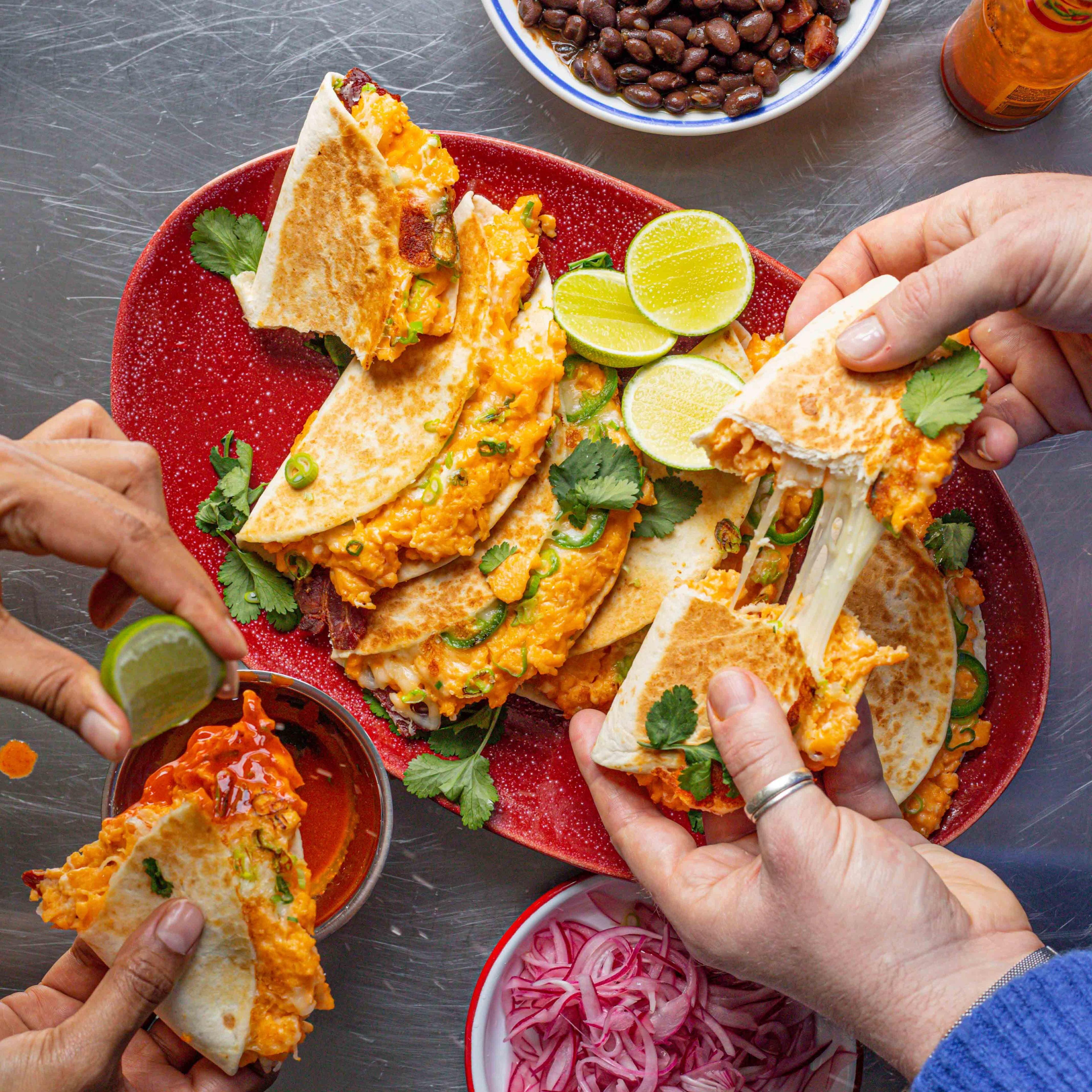 Egg & Cheese Breakfast Quesadillas