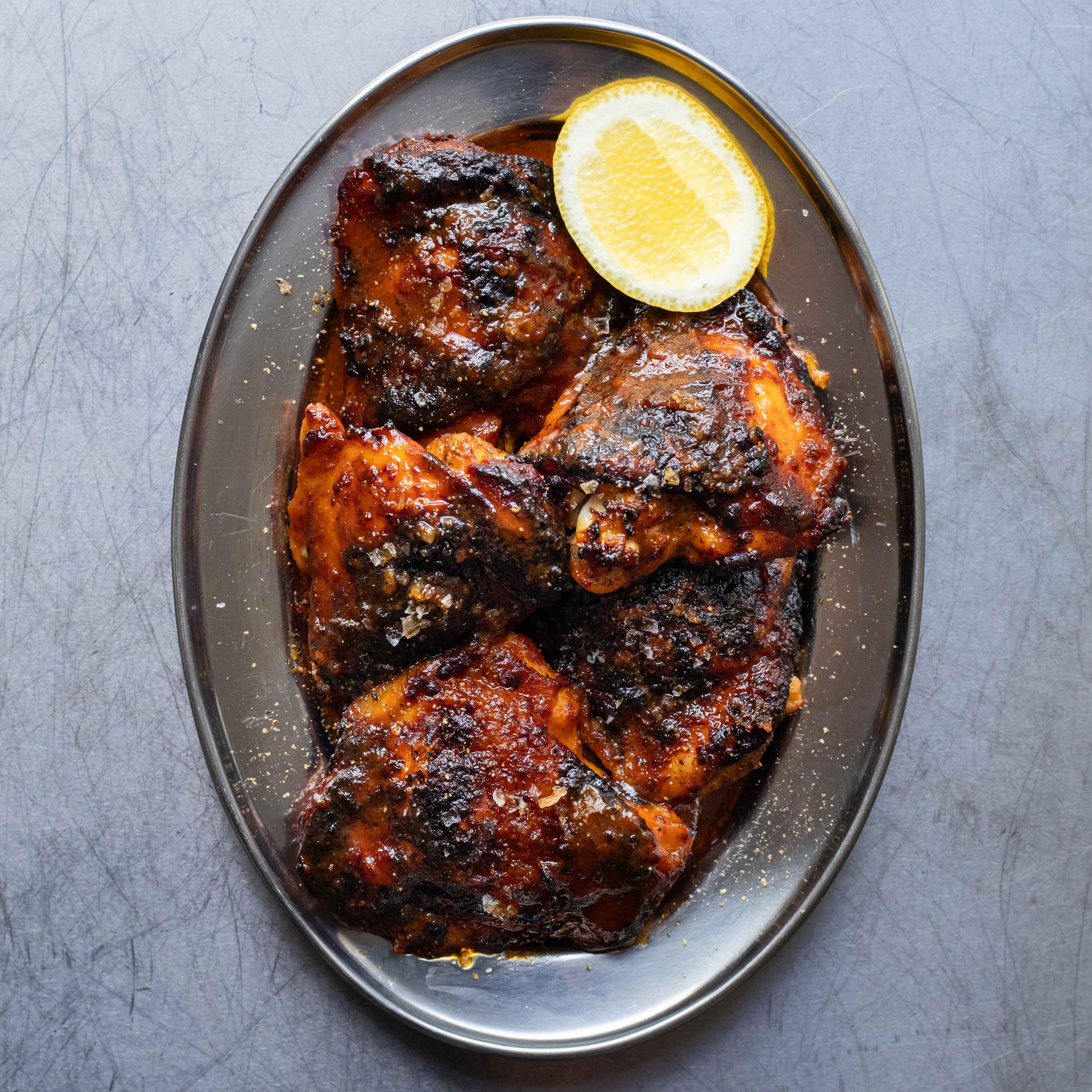 Honey Dijon Chicken Thighs