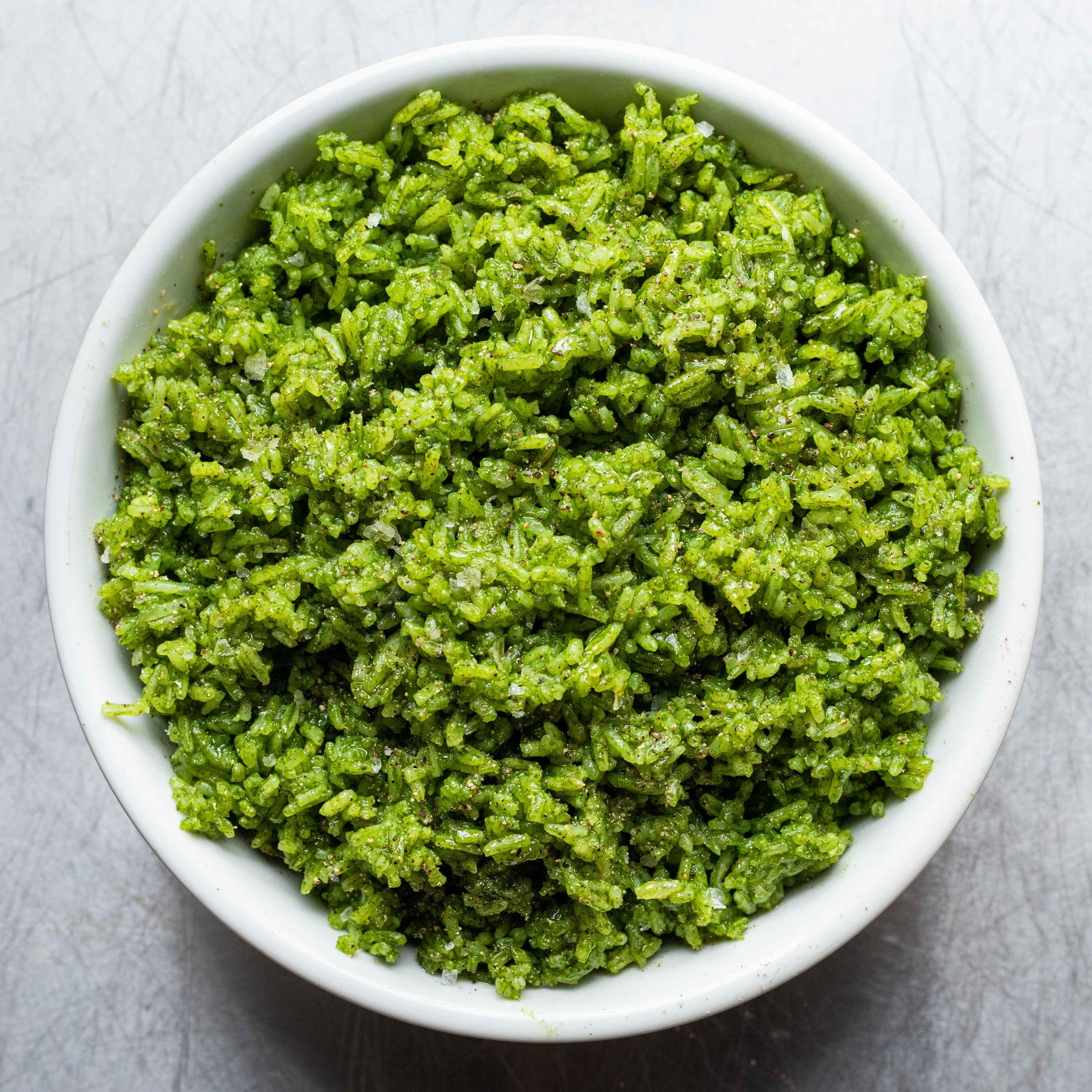 Spinach and Garlic Rice