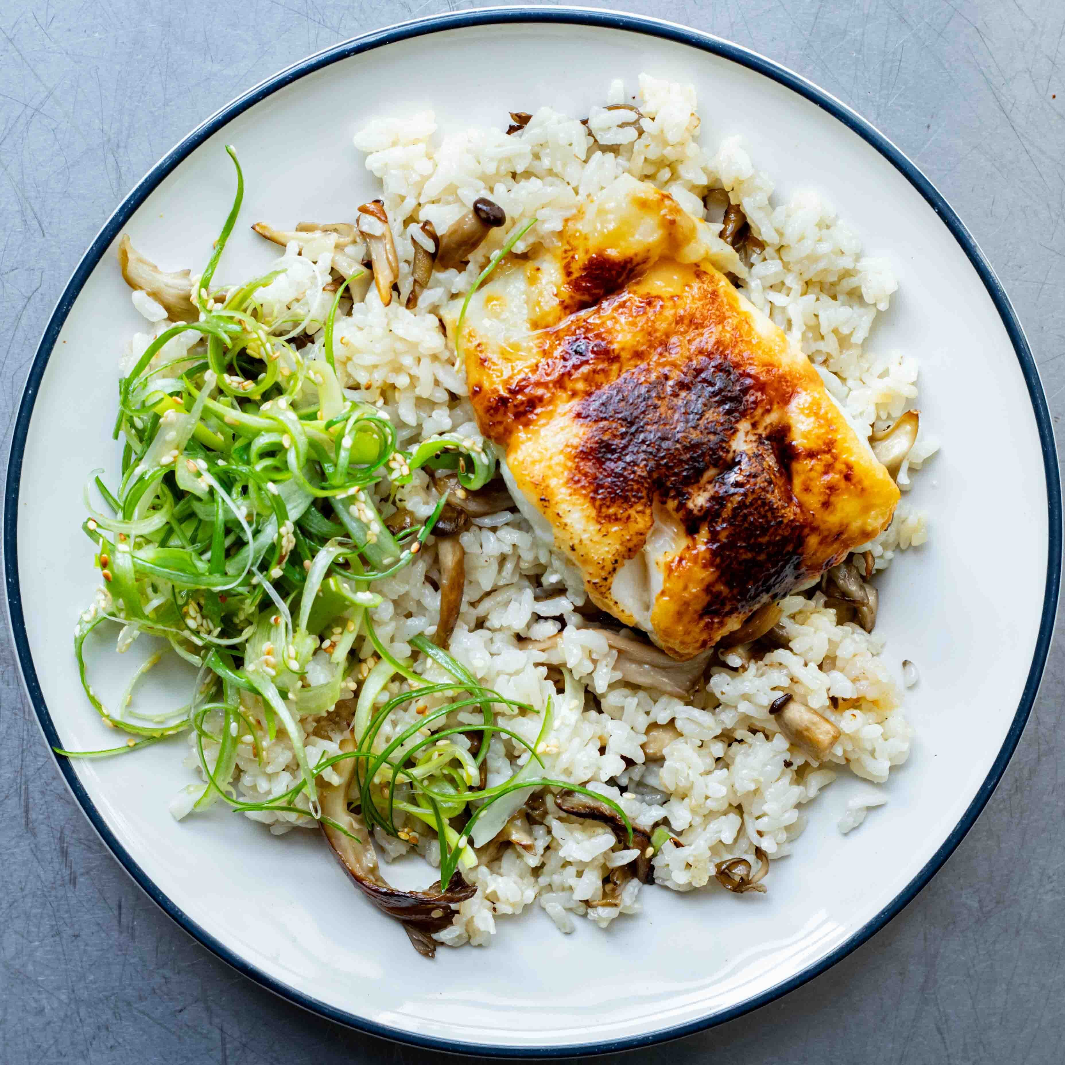 One-Pot Miso Butter Cod & Rice