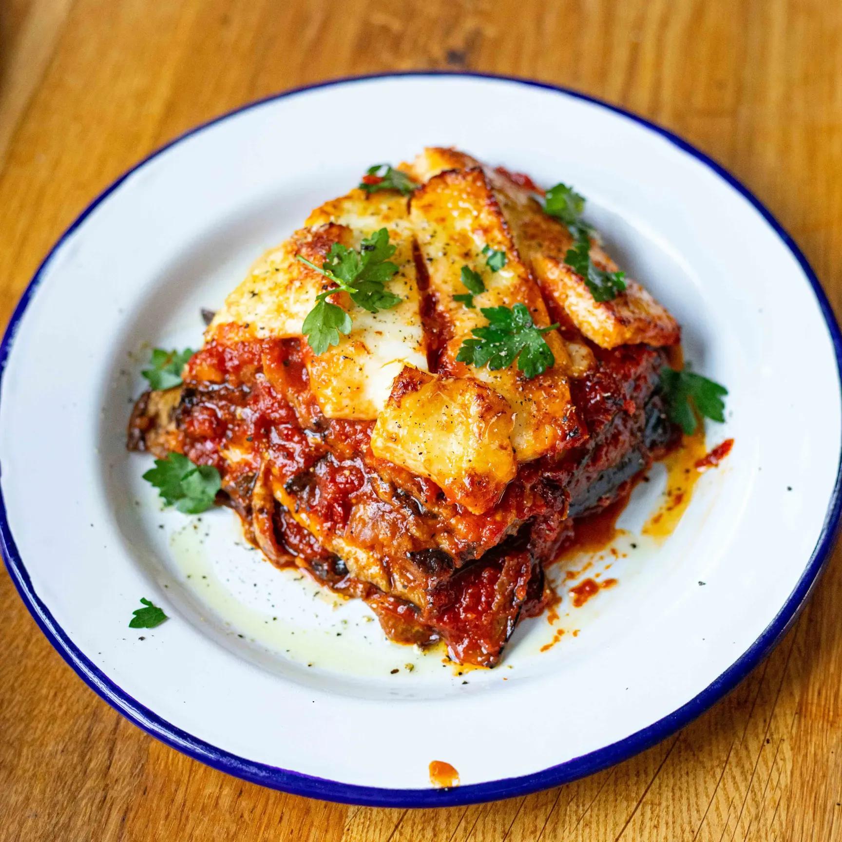 Halloumi Parmigiana