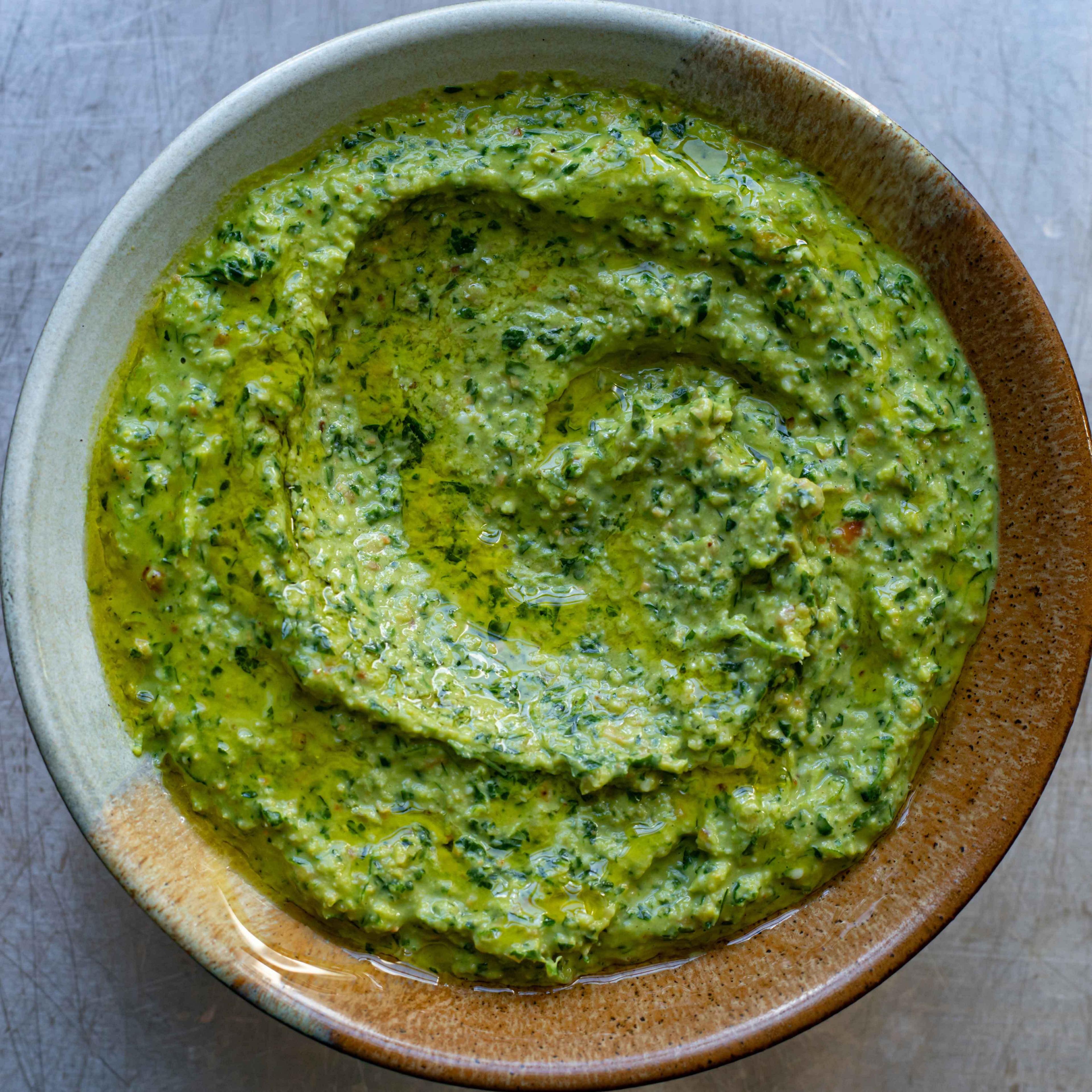 Green Olive Pesto